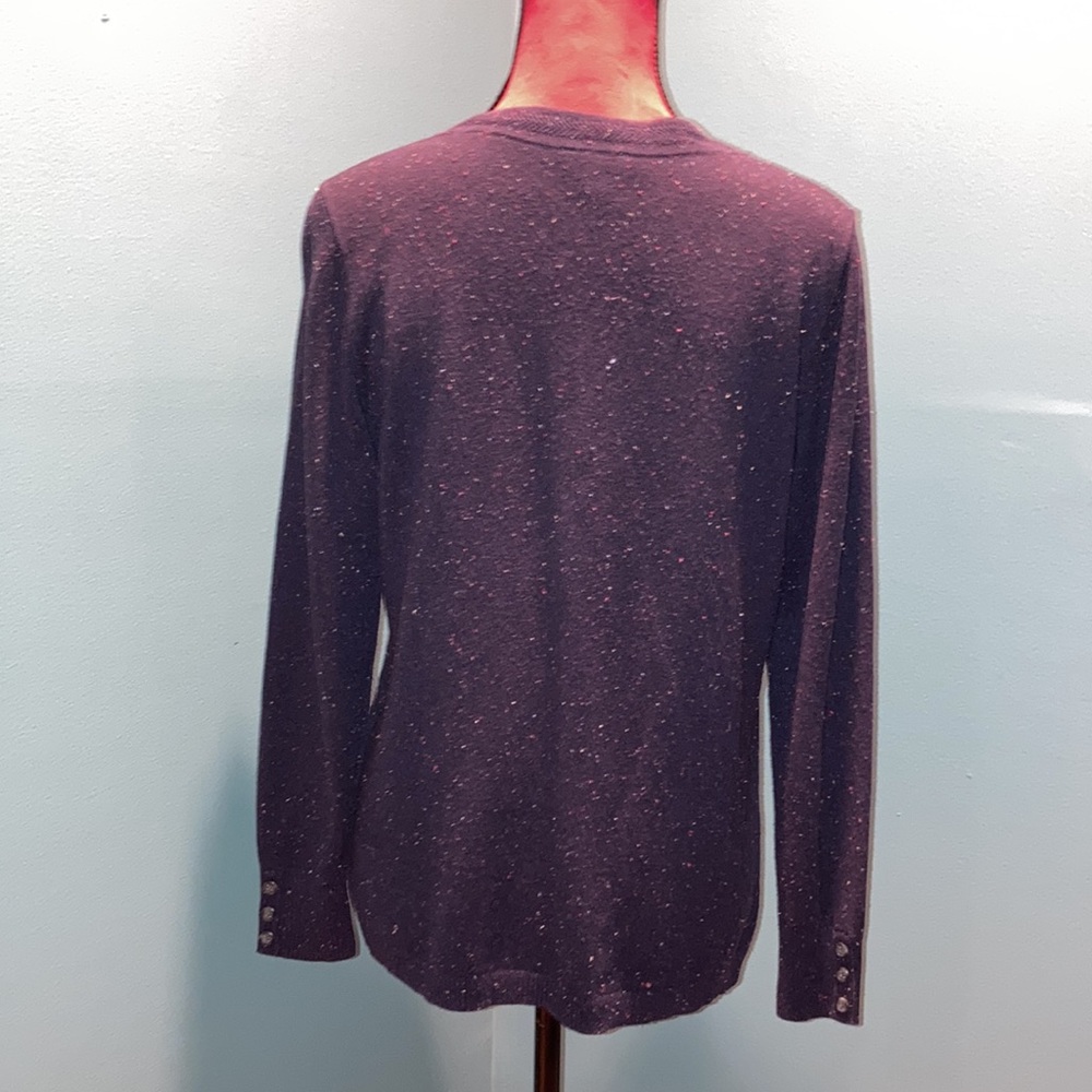 Talbots Black Cotton Blend Sweater Size MP - Picture 6 of 13